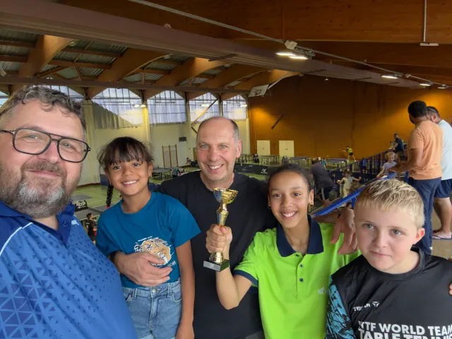 Les représentants du Thann TTC au tournoi de Châtenois-les-Forges