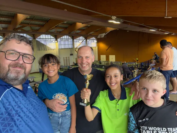 Les représentants du Thann TTC au tournoi de Châtenois-les-Forges